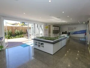 Gloss level concrete polishing