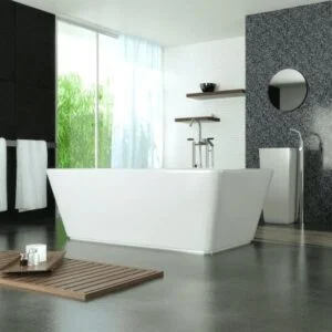 Smooth burnished concrete